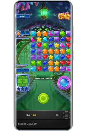 Gemix slot game launch screen
