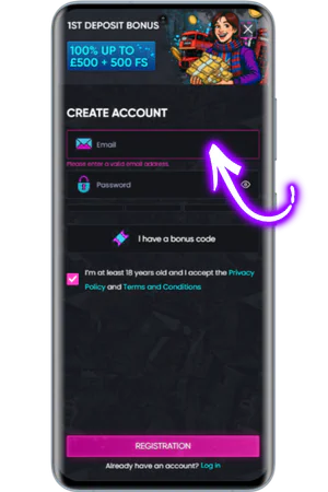 Gemix slot casino registration form