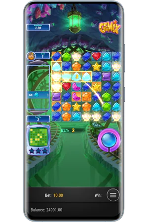 Gemix slot big win celebration